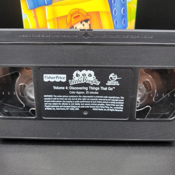 Fisher Price Little People Volume 4 Discovering Things That Go ! VHS Tape Kids - Picture 2 of 9